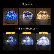 Load image into Gallery viewer, Multifunctional LED Night Light Star Projector Lamp, 5 Sets of Film