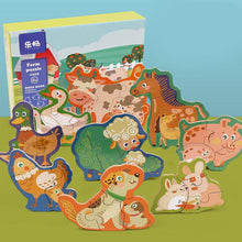 Load image into Gallery viewer, Children Education Wood Puzzle Set