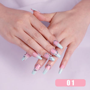 Shiny Rhinestone Nail Patch (24PCS)