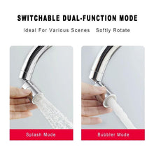 Load image into Gallery viewer, Rotatable Dual-Function Bubbler Faucet Head