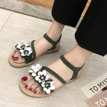 Load image into Gallery viewer, New Women&#39;s Sandals With Bohemian Flowers