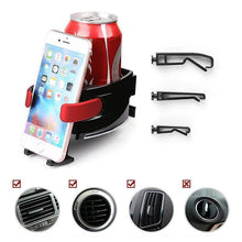 Load image into Gallery viewer, Phone &amp; Cup Air Vent Clip-on Holder