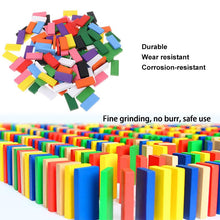 Load image into Gallery viewer, Colorful Domino Blocks Wooden Toys (120 PCs)