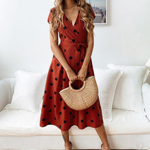 Load image into Gallery viewer, Lady Fashionable Dotted Dress