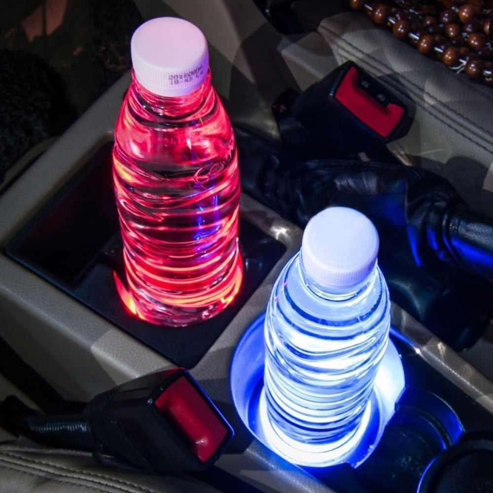 Solar-Powered Cup Holder Lights (2 Pack)