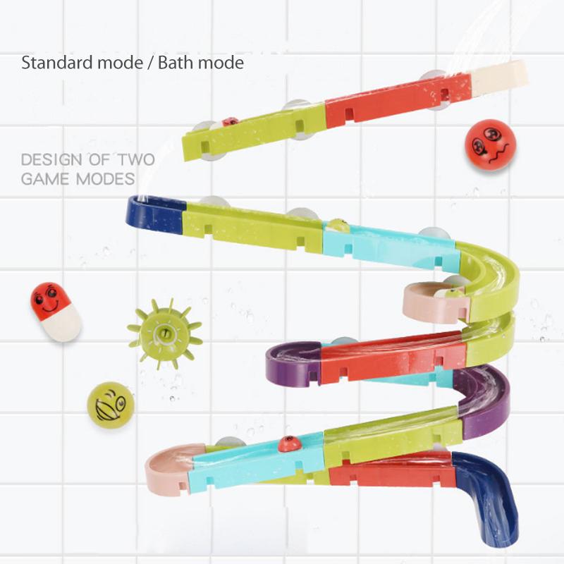 Baby Bath Toys DIY Assembling Track