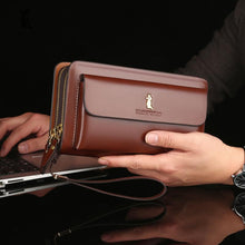 Load image into Gallery viewer, Double Zipper Clutch Wallet for Men