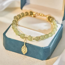 Load image into Gallery viewer, 🔥Last Day Promotion 50% OFF💞hetian jade gold leaf bracelet