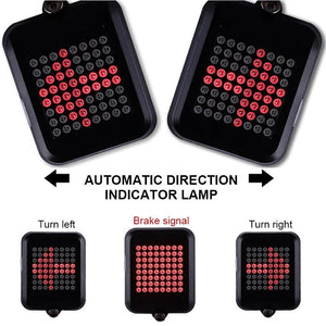 Intelligent LED Bicycle Turn Signal Lights