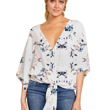 Load image into Gallery viewer, Women&#39;s Casual Floral Blouse