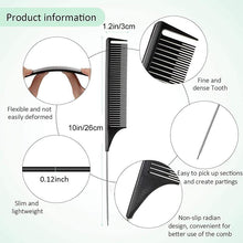 Load image into Gallery viewer, Professional Plastic Pointed Tail Comb