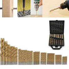 Load image into Gallery viewer, Steel Titanium-plated Twist Drill Bit (99 PCs)