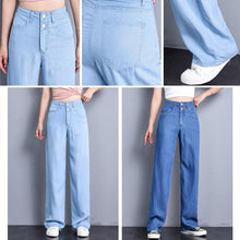 Load image into Gallery viewer, High Waist Straight Tube Jeans