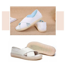 Load image into Gallery viewer, Women&#39;s soft bottom shoes in solid color