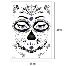 Load image into Gallery viewer, Halloween Waterproof Temporary Tattoo Sticker