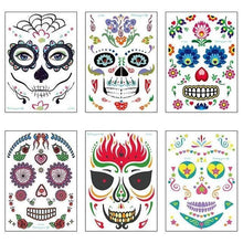 Load image into Gallery viewer, Halloween Waterproof Temporary Tattoo Sticker