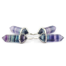 Load image into Gallery viewer, Rainbow Fluorite Pendant Necklace