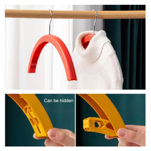 Load image into Gallery viewer, Three-Tier Rainbow Swivel Coat Hanger