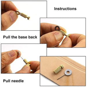 Leather Suture Positioning Needle