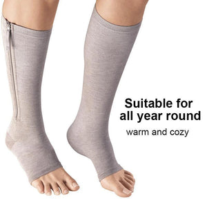 Compression Socks with Zipper