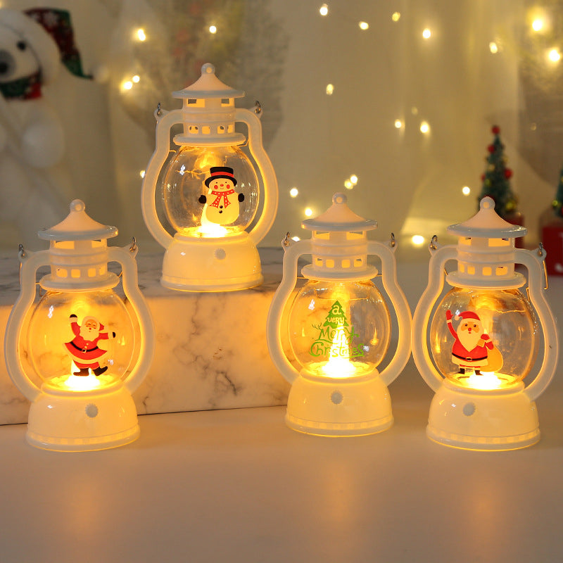 Christmas Portable Oil Lamp Decoration