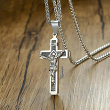 Load image into Gallery viewer, Jesus Cross Necklace