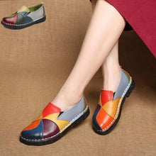 Load image into Gallery viewer, New Fashion Women&#39;s Leather Flat Shoes