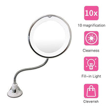 Load image into Gallery viewer, Hirundo Magnifying Makeup Mirror with LED Light