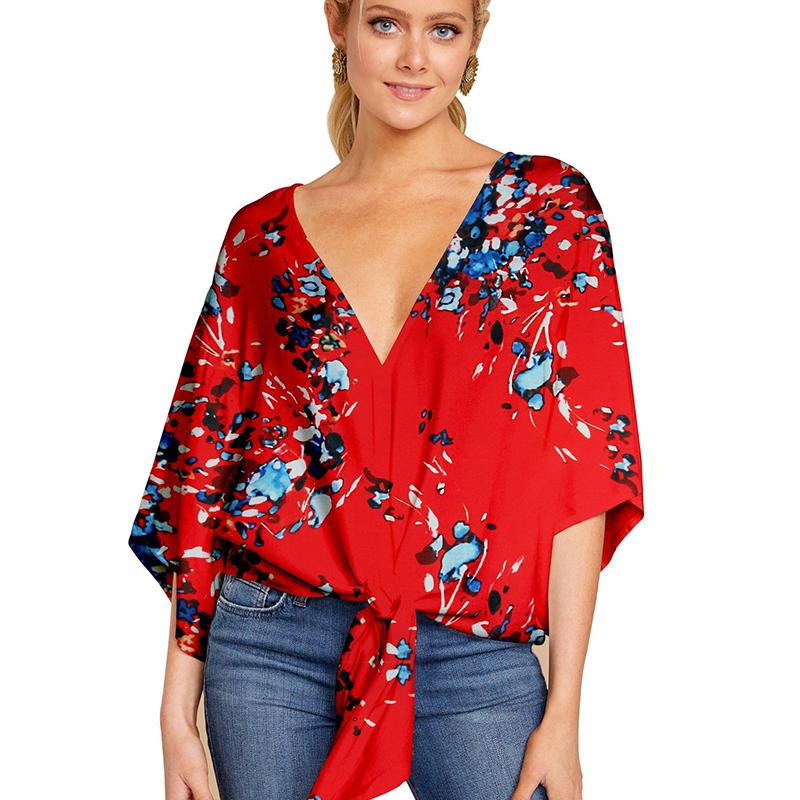 Women's Casual Floral Blouse