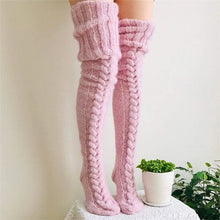 Load image into Gallery viewer, Hand-knitted Winter Stockings