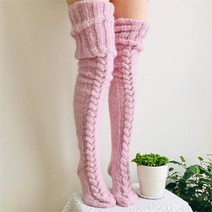 Hand-knitted Winter Stockings