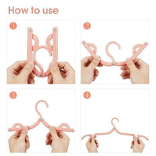 Load image into Gallery viewer, Retractable Portable Travel Hangers 4pcs