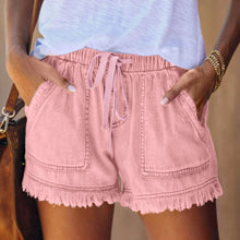 Load image into Gallery viewer, Women&#39;s Casual Denim Shorts With Pockets Cotton Jeans Shorts