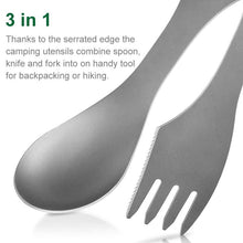 Load image into Gallery viewer, 3 in 1 Spoon for Outdoor Camping