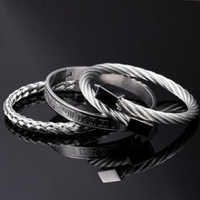 Load image into Gallery viewer, Woven Stainless Steel Bracelet