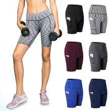 Load image into Gallery viewer, Hi-Rise Workout Shorts