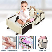 Load image into Gallery viewer, Portable Mummy Bag Folding Baby Cradle