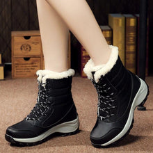 Load image into Gallery viewer, Waterproof Women High-Top Cotton Shoes