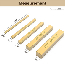 Load image into Gallery viewer, Brass Height Gauges Set