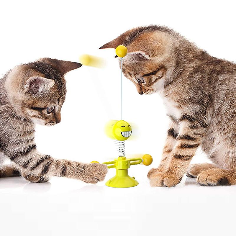 Interactive Spring Man Cat Toy