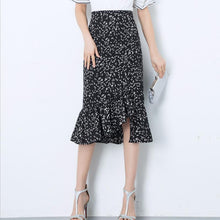 Load image into Gallery viewer, Women&#39;s Floral Irregular Fishtail Skirt