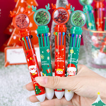 Load image into Gallery viewer, Cute Christmas Glitter Pen Set