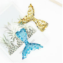 Load image into Gallery viewer, Mermaid Glitter Hair Clip