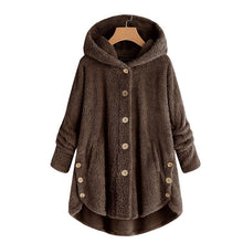 Load image into Gallery viewer, Plus Size Women Loose Warm Outwear Coat