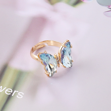 Load image into Gallery viewer, Gradient Butterfly Ring