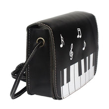 Load image into Gallery viewer, Piano Keys Music Note Shoulder Bag