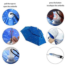 Load image into Gallery viewer, Double Layer Folding UV Wind Protection Umbrella