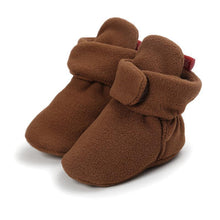 Load image into Gallery viewer, Baby Cozy Fleece Booties with Non Skid Bottom