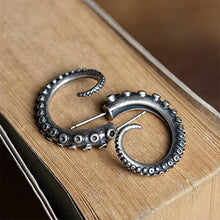 Load image into Gallery viewer, Octopus Hoop Earrings