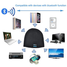 Load image into Gallery viewer, Warm knitted hat with 4.2 Bluetooth